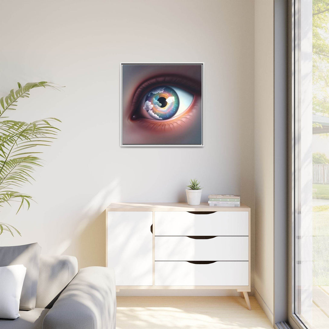 PsEyeDream #2 - Celestial Vision on Framed Matte Canvas - Highdellic