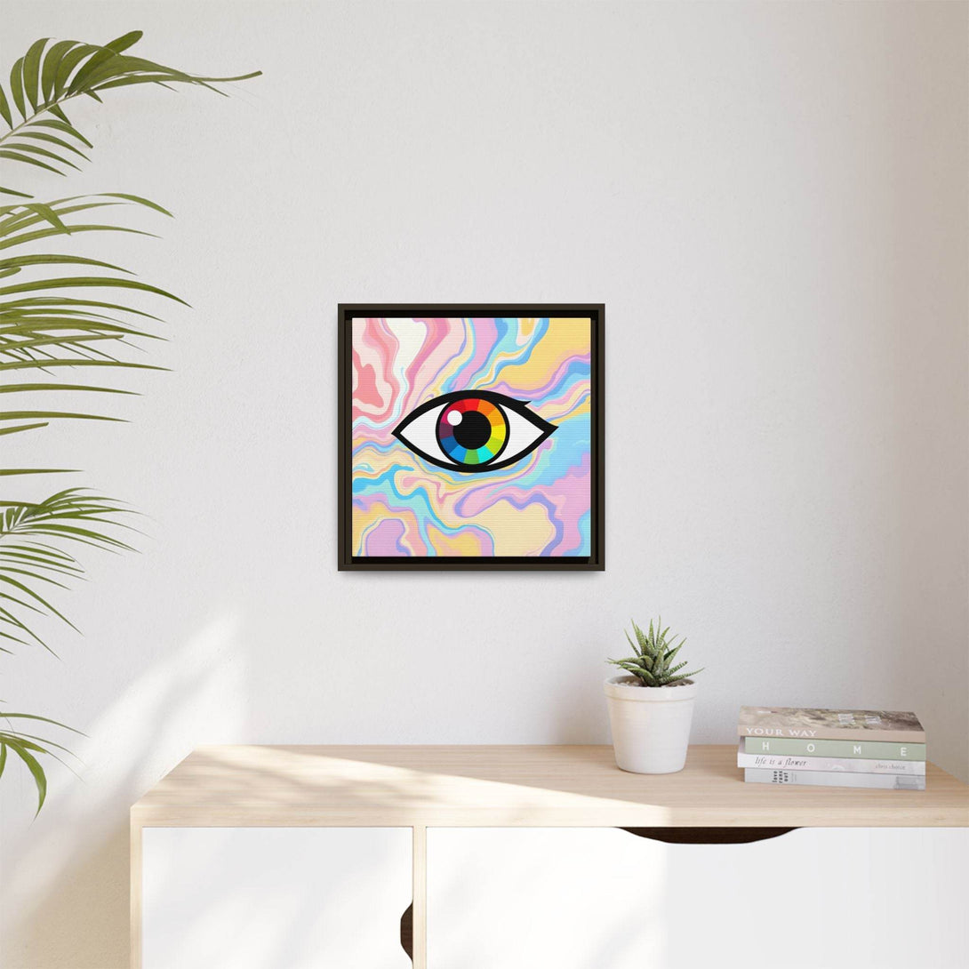 PsEyeFlow #30 - Spectrum Vision (Matte Canvas, Framed (Multi-color)) - Highdellic