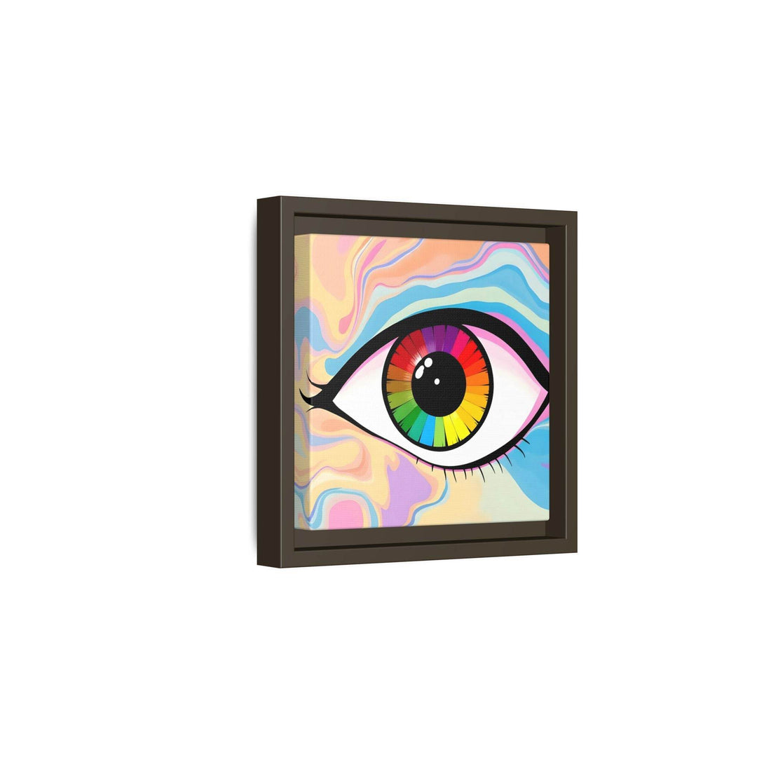PsEyeFlow #1 – Prism Vision. (Matte Canvas, Framed, Multi-color) - Highdellic