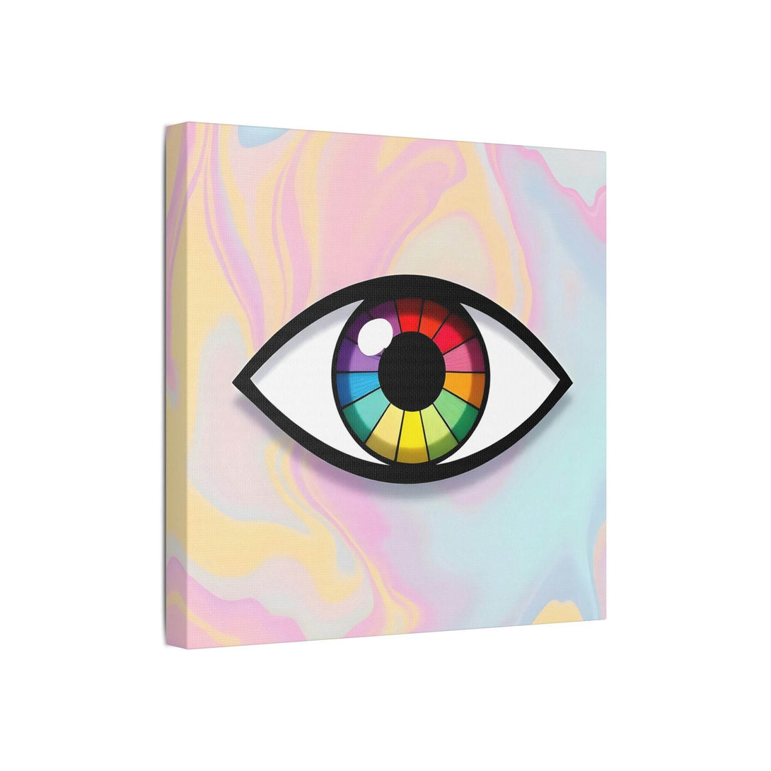 PsEyeFlow 5 - Prism Stare. (Satin Canvas, Stretched) - Highdellic