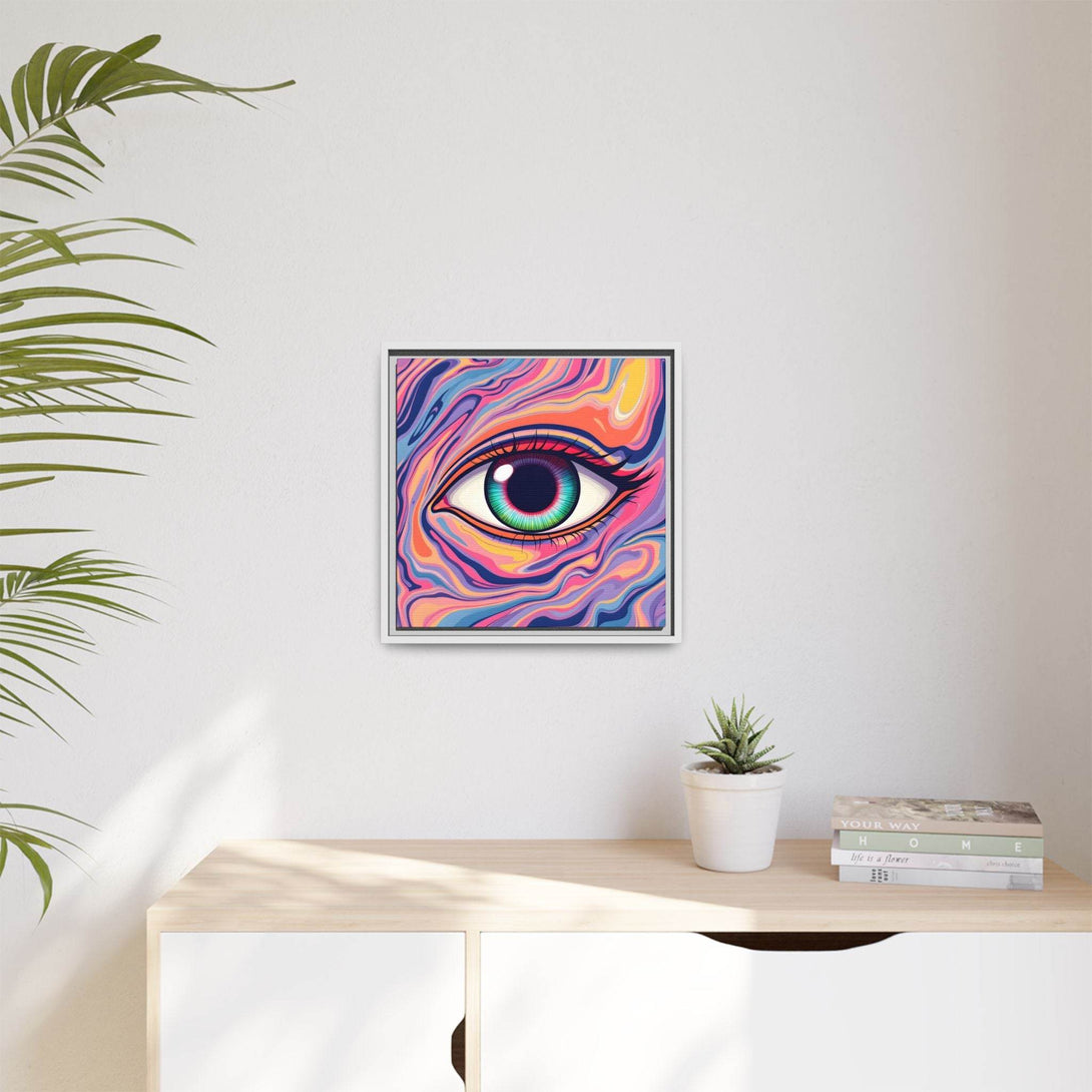 PsEyeFlow #26 - Vivid Echo - (Matte Canvas, Framed (Multi-color)) - Highdellic