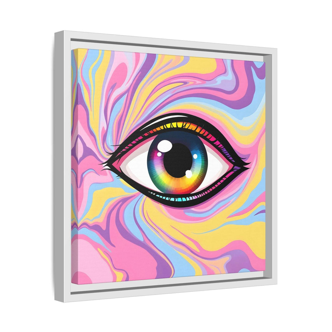 PsEyeFlow #29 - Spectrum Gaze.b (Matte Canvas, Framed (Multi-color)) - Highdellic