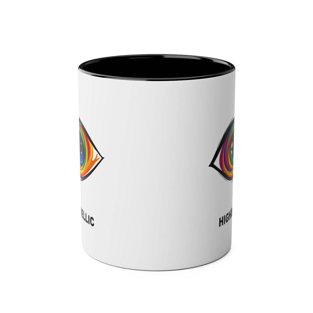 Highdellic PsEyeGo 1 on Vibrant Two-Tone 11oz Coffee Mug, - Highdellic