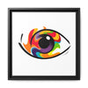 PsEyeGo 3 – Chromatic Flame on Framed Matte Canvas (Multi-color) - Highdellic