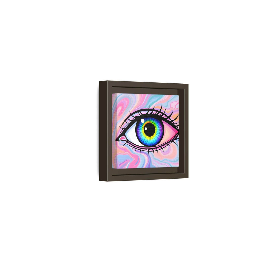 PsEyeFlow #3 – Vivid Mirage (Matte Canvas, Framed (Multi-color)) - Highdellic
