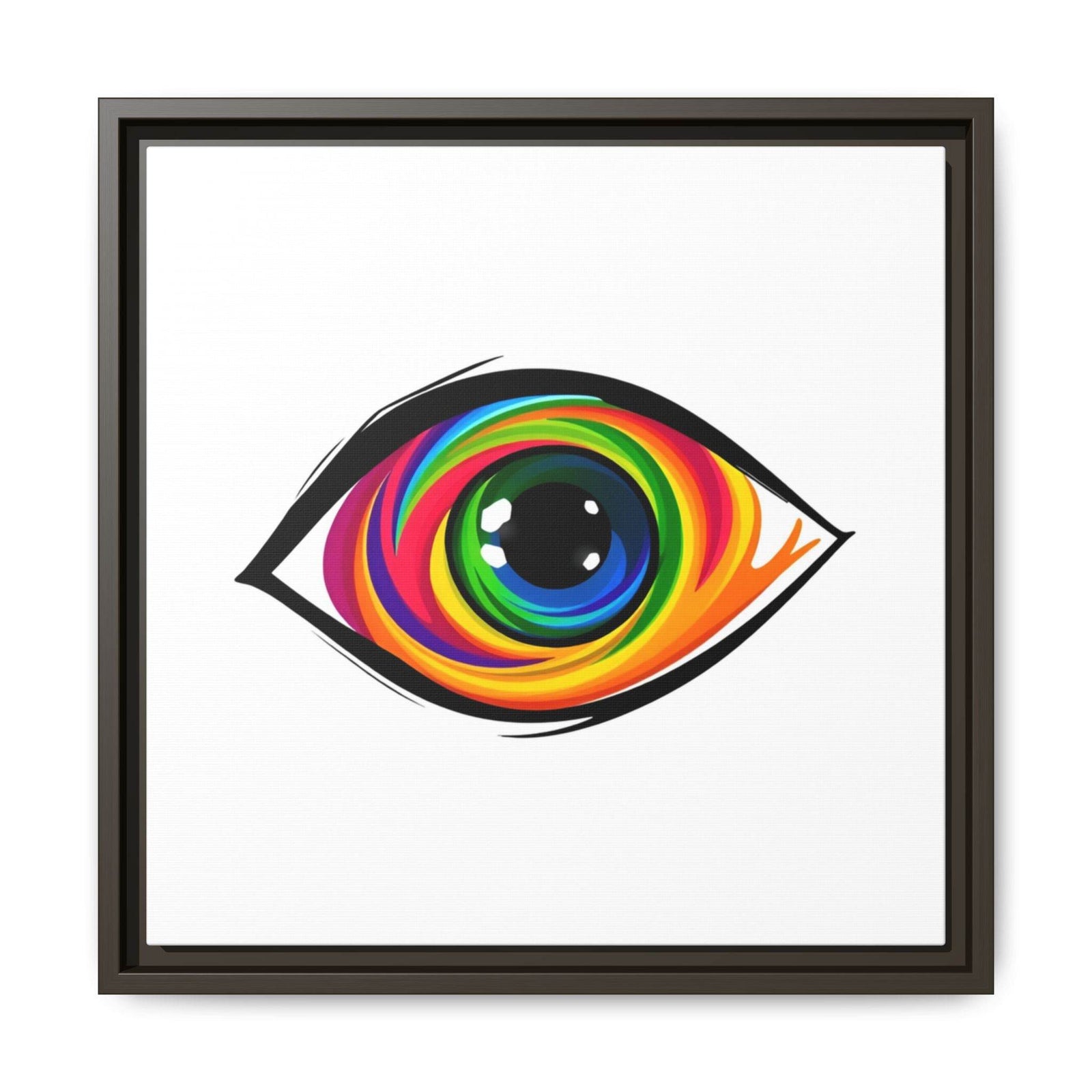 PsEyeGo 1 – Vortex Vision on Framed Matte Canvas (Multi-color) - Highdellic