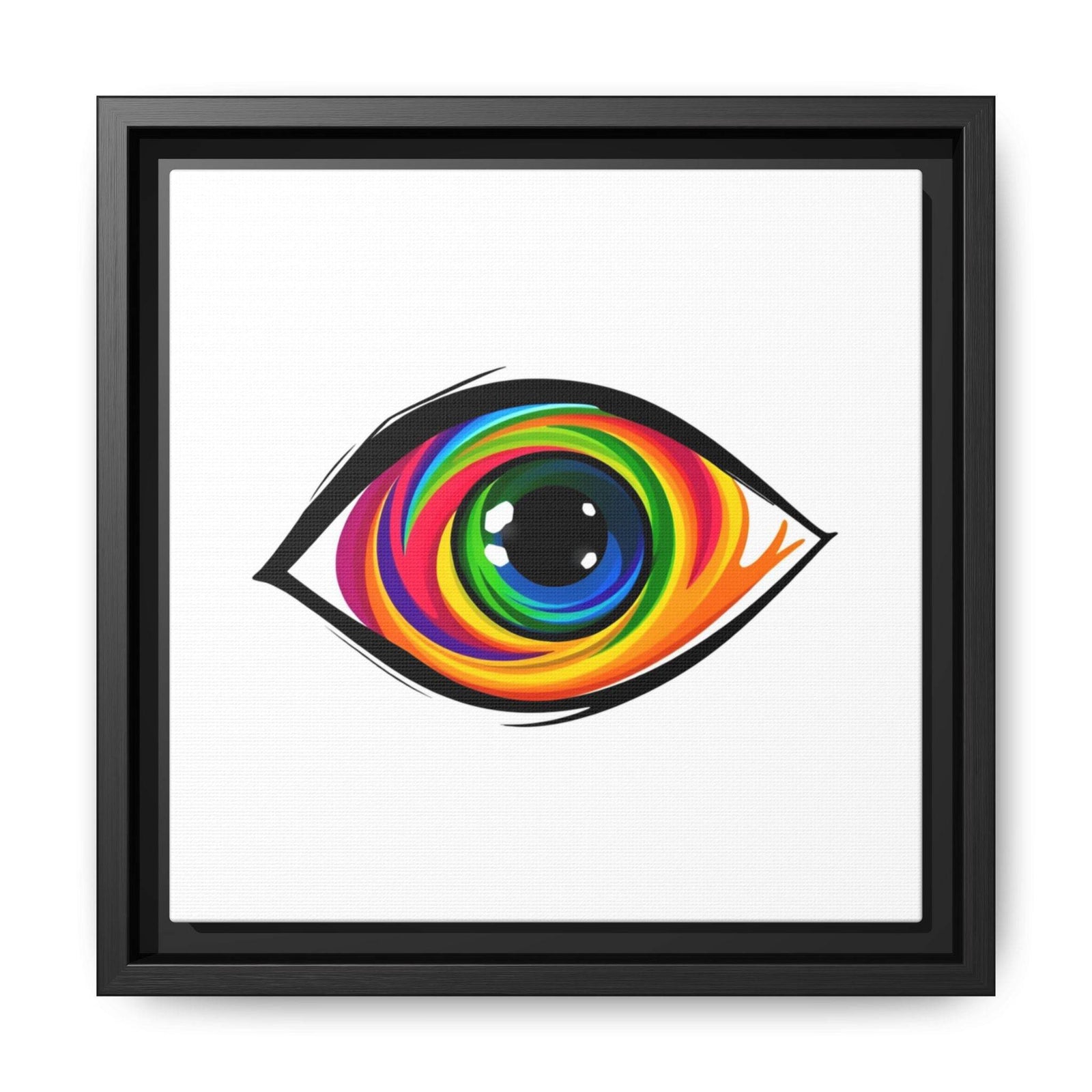 PsEyeGo 1 – Vortex Vision on Framed Matte Canvas (Multi-color) - Highdellic