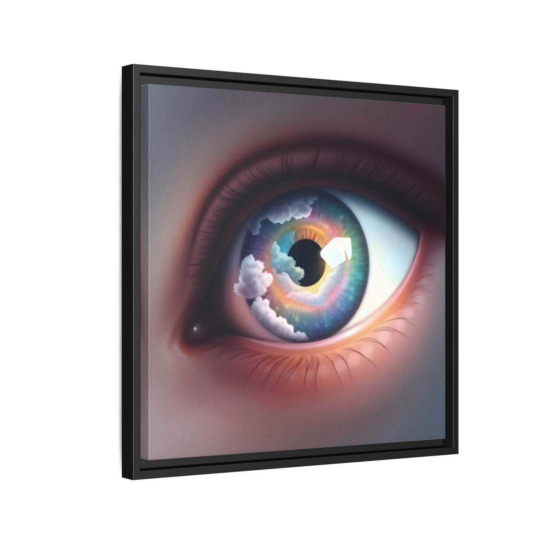 PsEyeDream #2 - Celestial Vision on Framed Matte Canvas - Highdellic