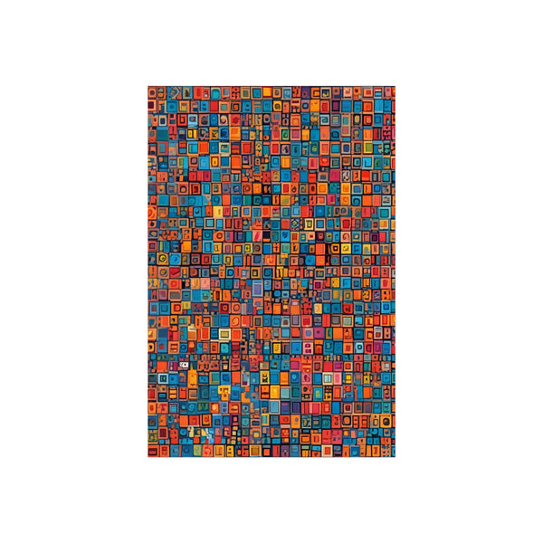 PsEyeCode #1 - Digital Mosaic (Portrait (2:3) Fine Art Poster)