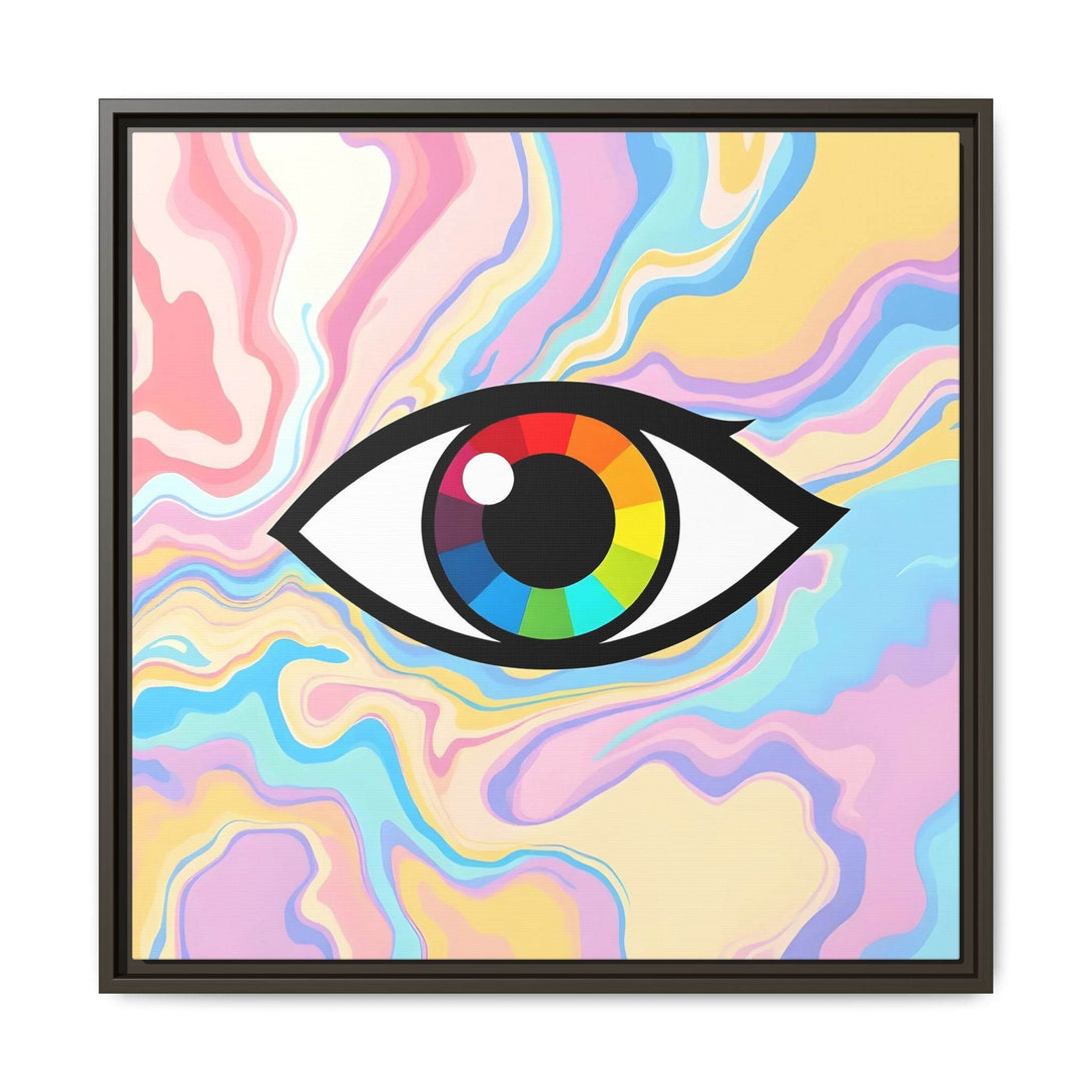 PsEyeFlow #30 - Spectrum Vision (Matte Canvas, Framed (Multi-color)) - Highdellic