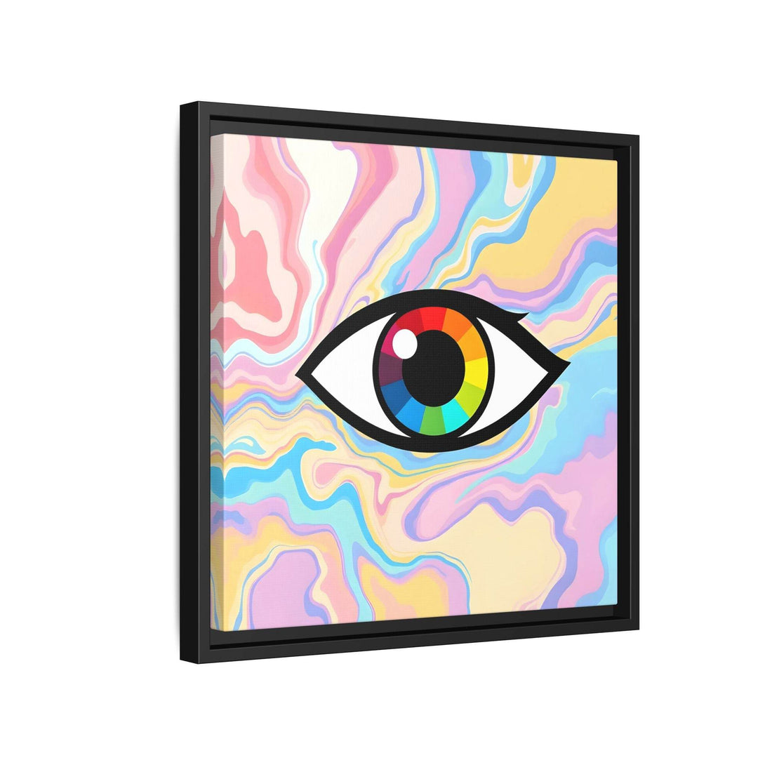 PsEyeFlow #30 - Spectrum Vision (Matte Canvas, Framed (Multi-color)) - Highdellic