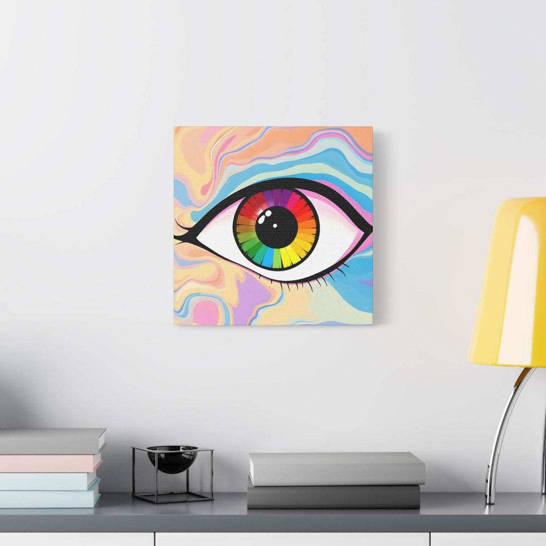 PsEyeFlow #1 – Prism Vision. (Satin Canvas, Stretched) - Highdellic