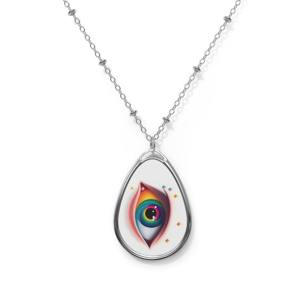Dream #99 – Spectrum of Stillness (Oval Necklace)