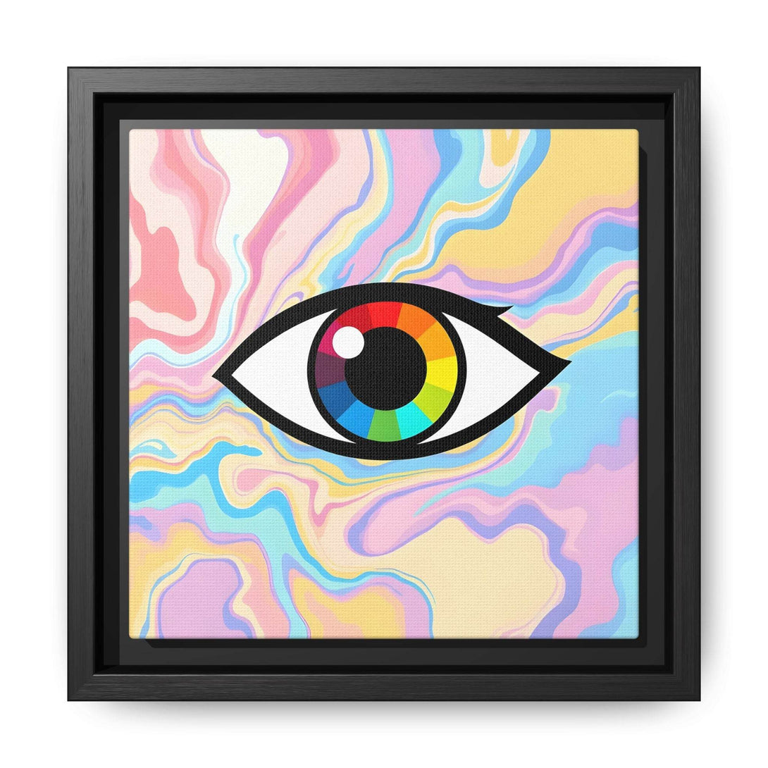 PsEyeFlow #30 - Spectrum Vision (Matte Canvas, Framed (Multi-color)) - Highdellic