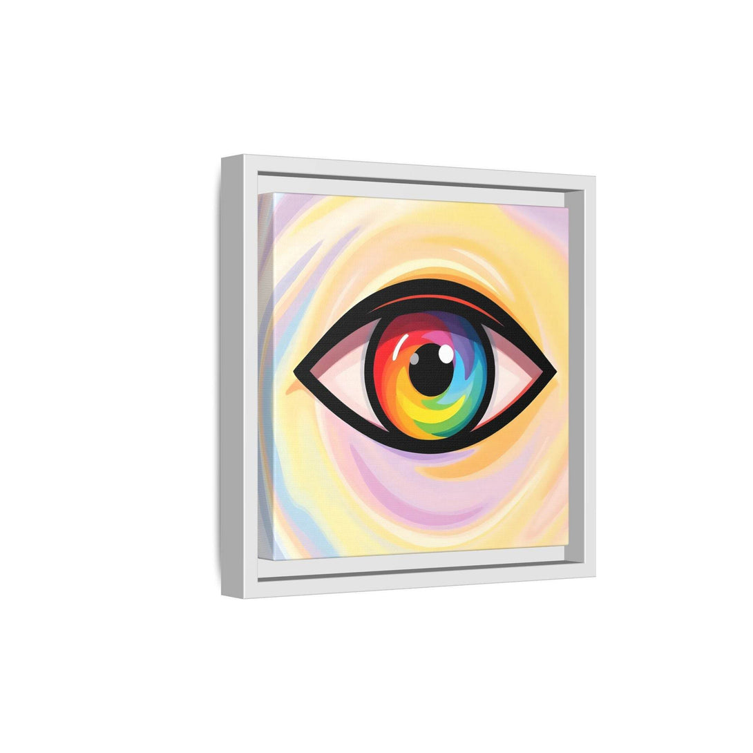 PsEyeFlow #18 - Ethereal Visionb. ( Colorful Framed Matte Canvas Decor ) - Highdellic