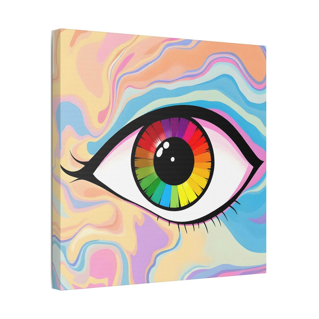 PsEyeFlow #1 – Prism Vision. (Satin Canvas, Stretched) - Highdellic