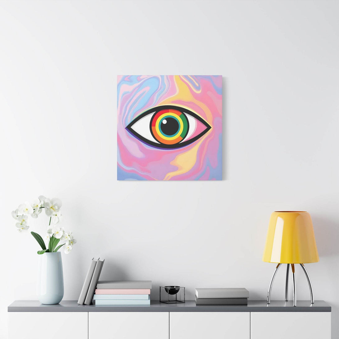 PsEyeFlow #6 - Vortex Vision. (Satin Canvas, Stretched) - Highdellic