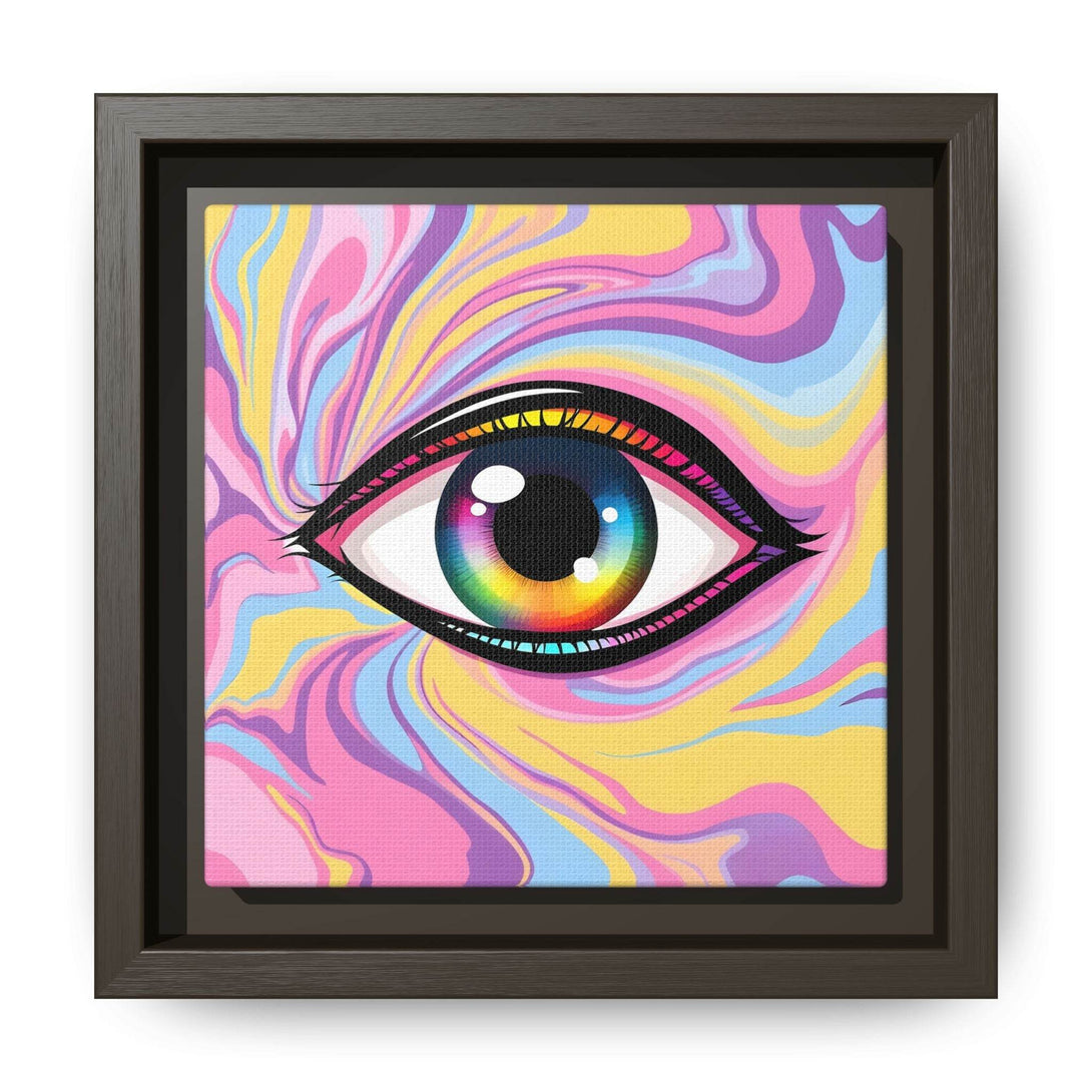 PsEyeFlow #29 - Spectrum Gaze.b (Matte Canvas, Framed (Multi-color)) - Highdellic