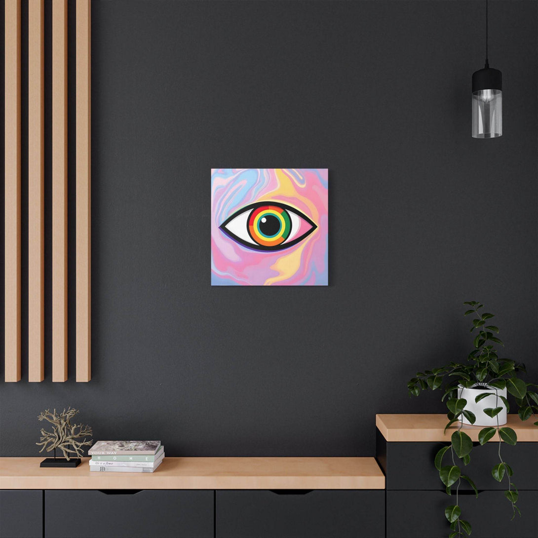 PsEyeFlow #6 - Vortex Vision. (Satin Canvas, Stretched) - Highdellic