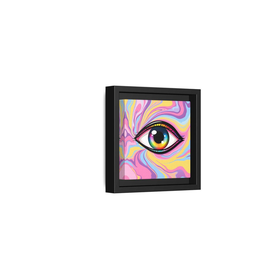 PsEyeFlow #29 - Spectrum Gaze.b (Matte Canvas, Framed (Multi-color)) - Highdellic
