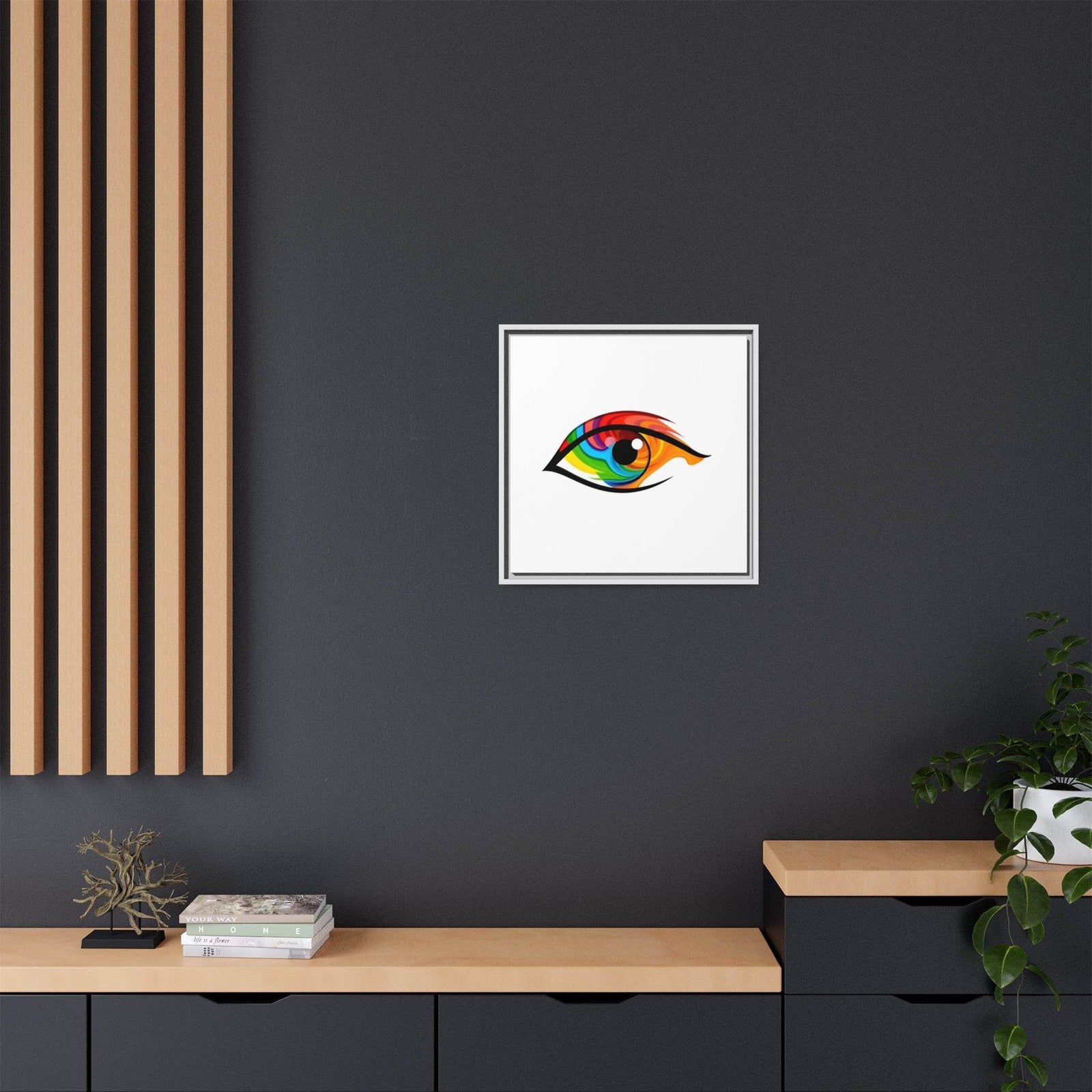 PsEyeGo 2 – Prism Gaze Vision on Framed Matte Canvas (Multi-color) - Highdellic