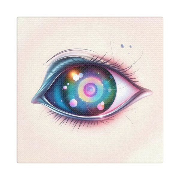 PsEyeDream #10 – Dimensional Whisper (Stretched Satin Canvas)