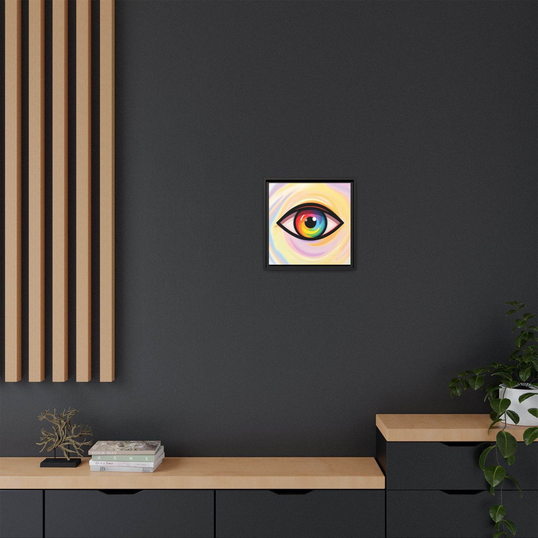 PsEyeFlow #18 - Ethereal Visionb. ( Colorful Framed Matte Canvas Decor ) - Highdellic