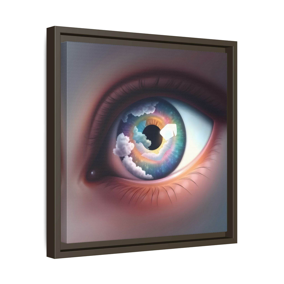 PsEyeDream #2 - Celestial Vision on Framed Matte Canvas - Highdellic