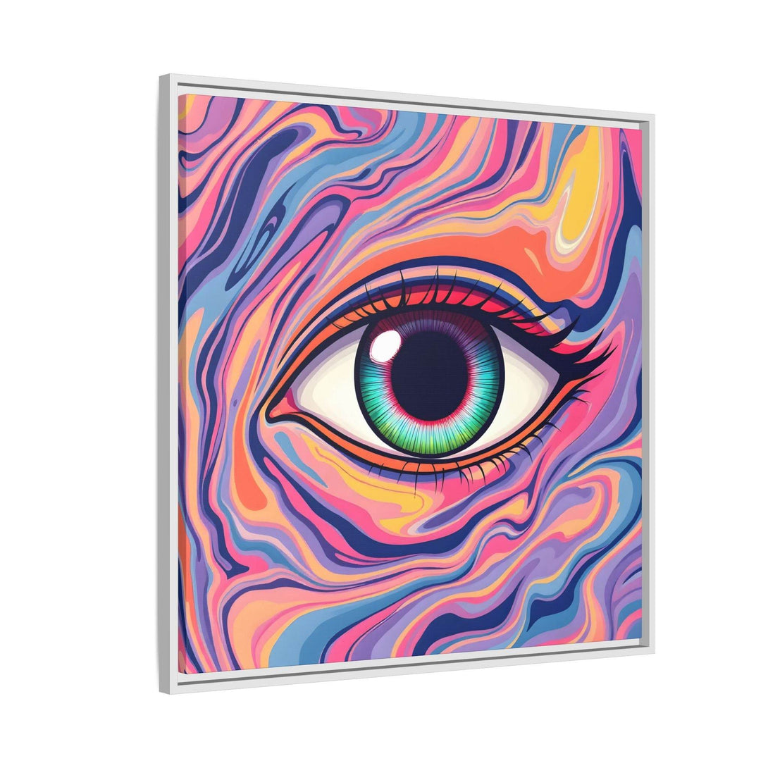 PsEyeFlow #26 - Vivid Echo - (Matte Canvas, Framed (Multi-color)) - Highdellic
