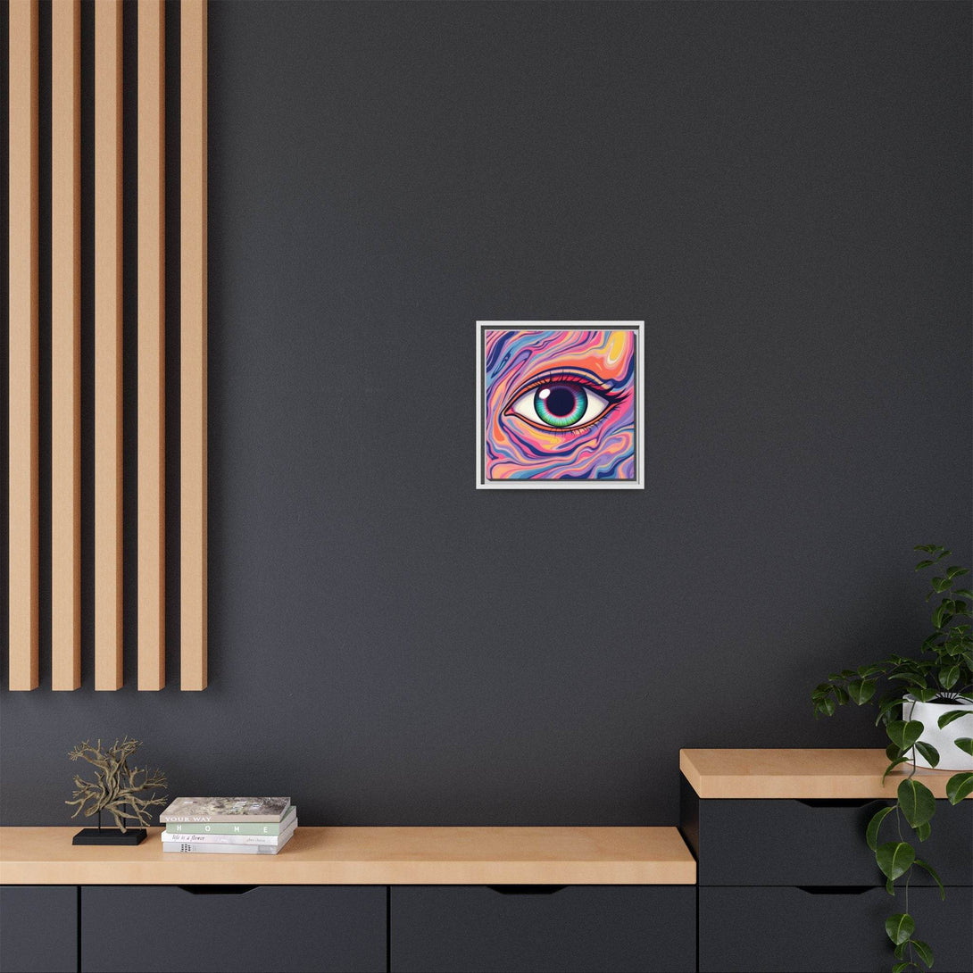 PsEyeFlow #26 - Vivid Echo - (Matte Canvas, Framed (Multi-color)) - Highdellic