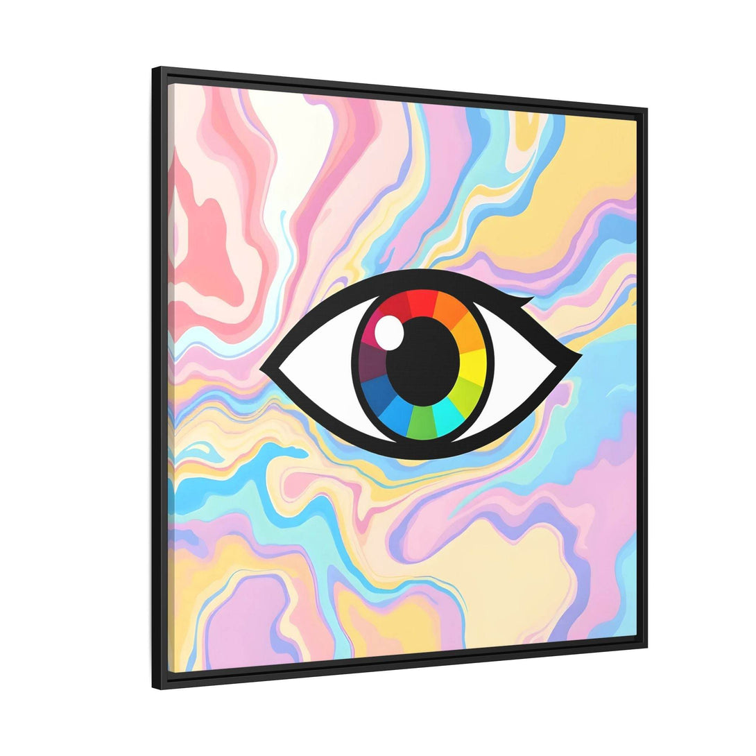 PsEyeFlow #30 - Spectrum Vision (Matte Canvas, Framed (Multi-color)) - Highdellic