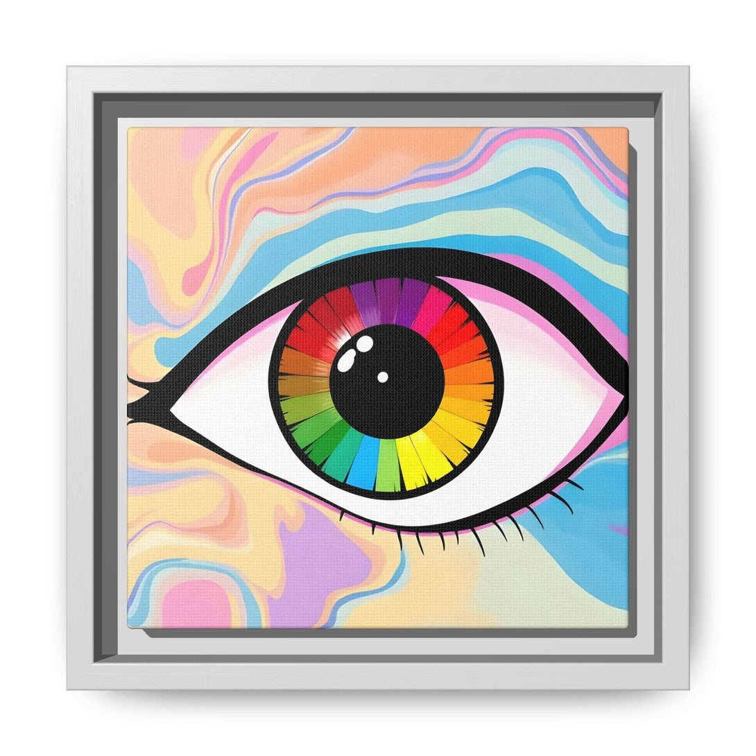PsEyeFlow #1 – Prism Vision. (Matte Canvas, Framed, Multi-color) - Highdellic