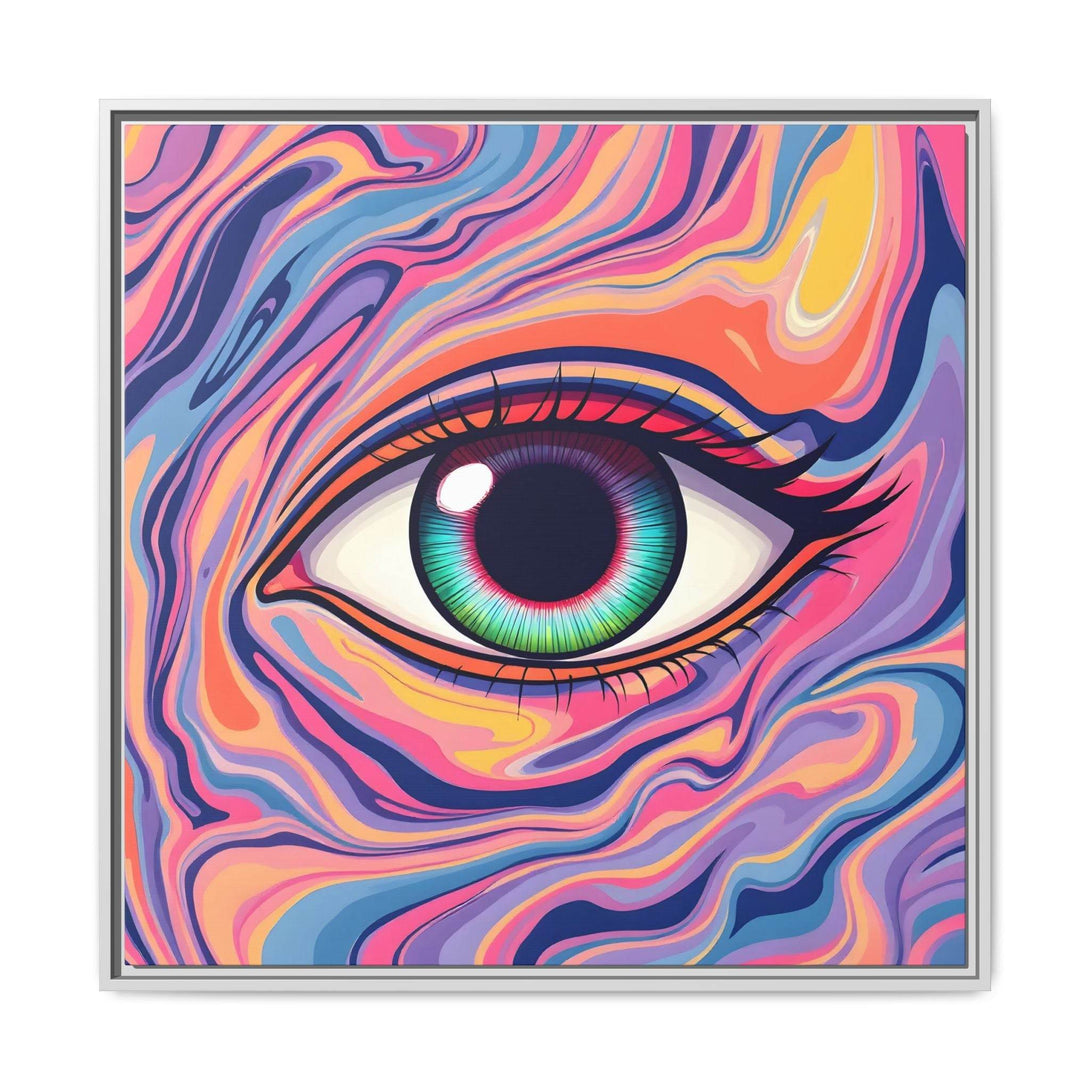 PsEyeFlow #26 - Vivid Echo - (Matte Canvas, Framed (Multi-color)) - Highdellic