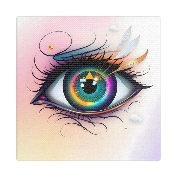 PsEyeDream #17 – Featherlight Vision (Stretched Satin Canvas)