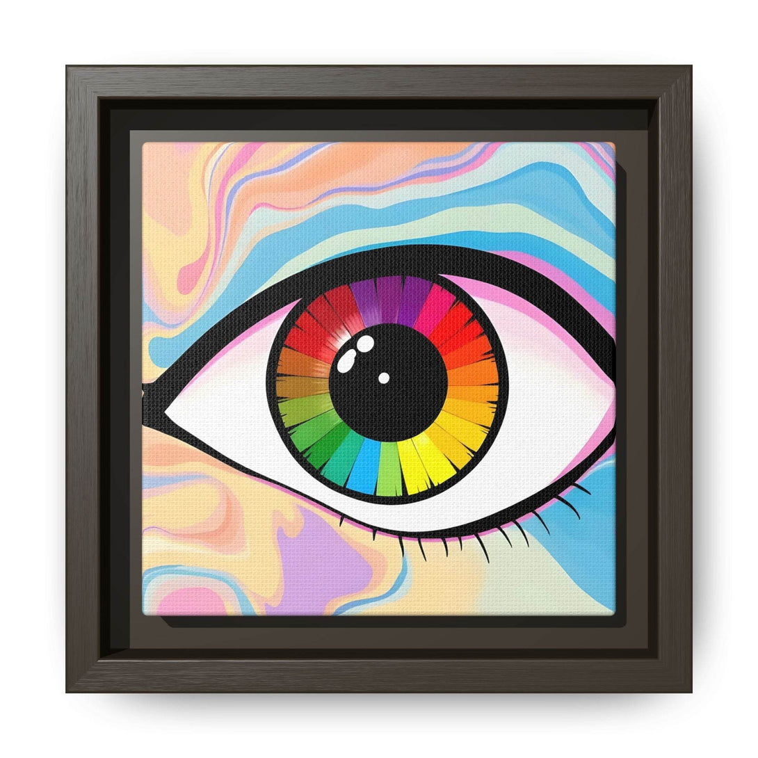 PsEyeFlow #1 – Prism Vision. (Matte Canvas, Framed, Multi-color) - Highdellic