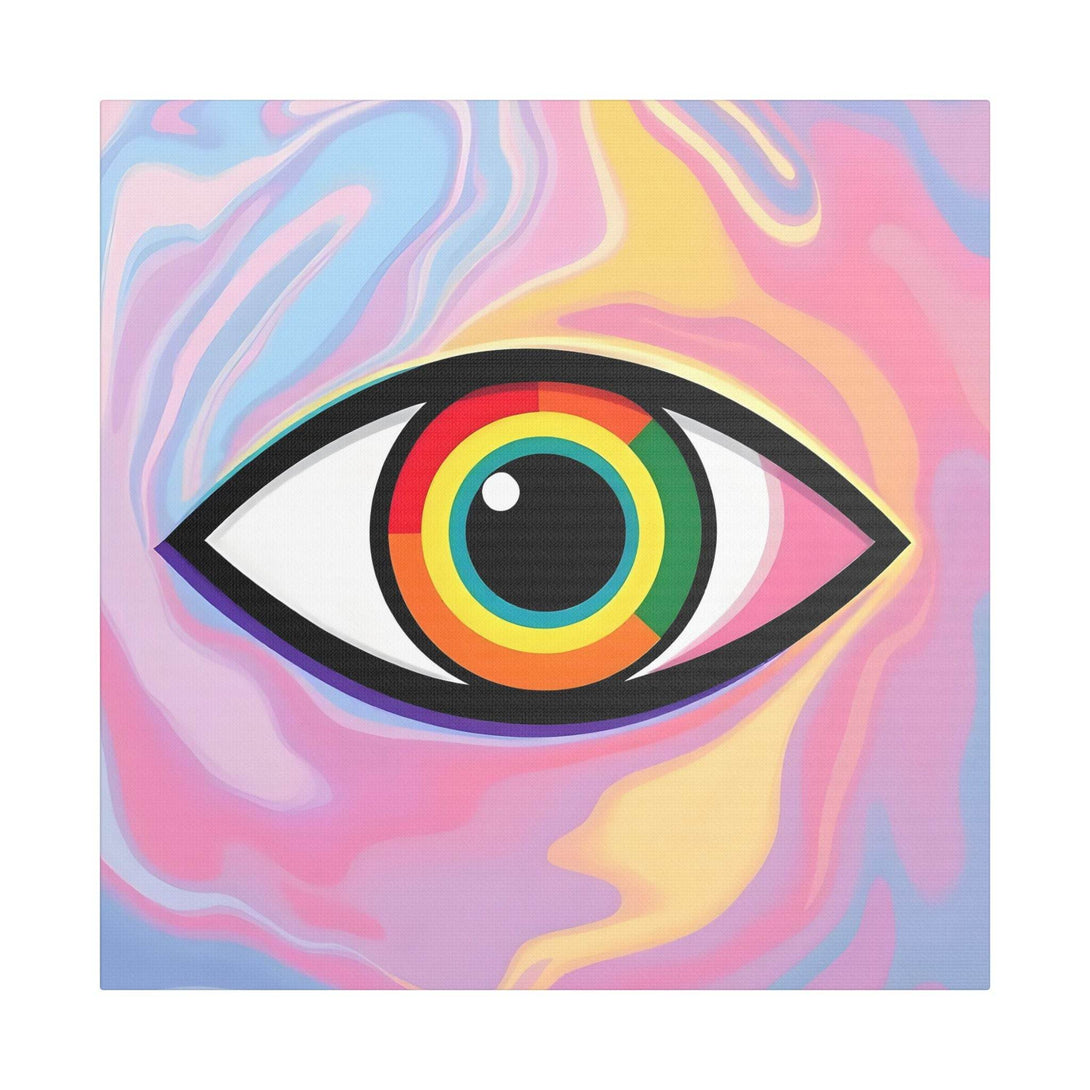 PsEyeFlow #6 - Vortex Vision. (Satin Canvas, Stretched) - Highdellic