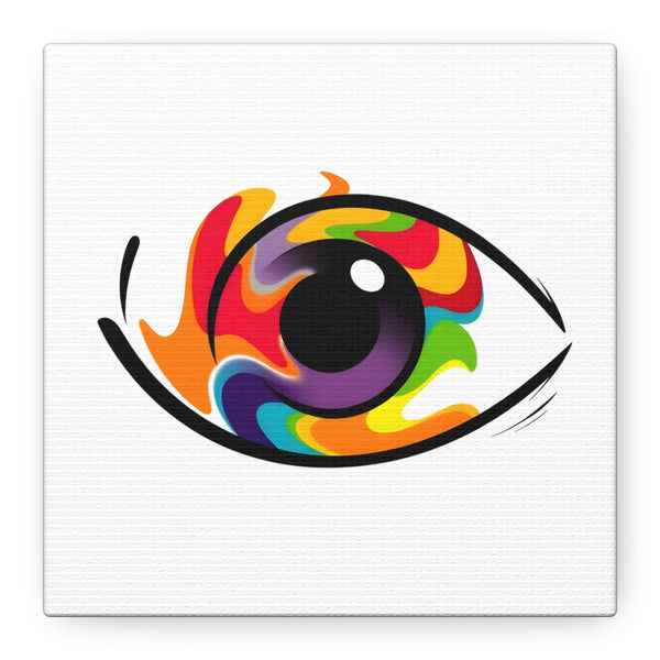 PsEyeGo 3 – Chromatic Flame on Stretched Matte Canvas, 1.25"