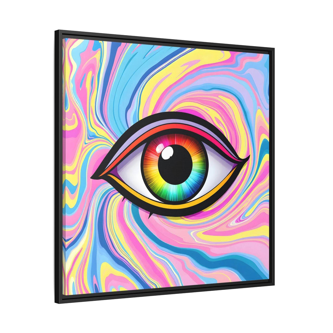 PsEyeFlow #31 - The Kaleidosoul on Framed Matte Canvas - Highdellic
