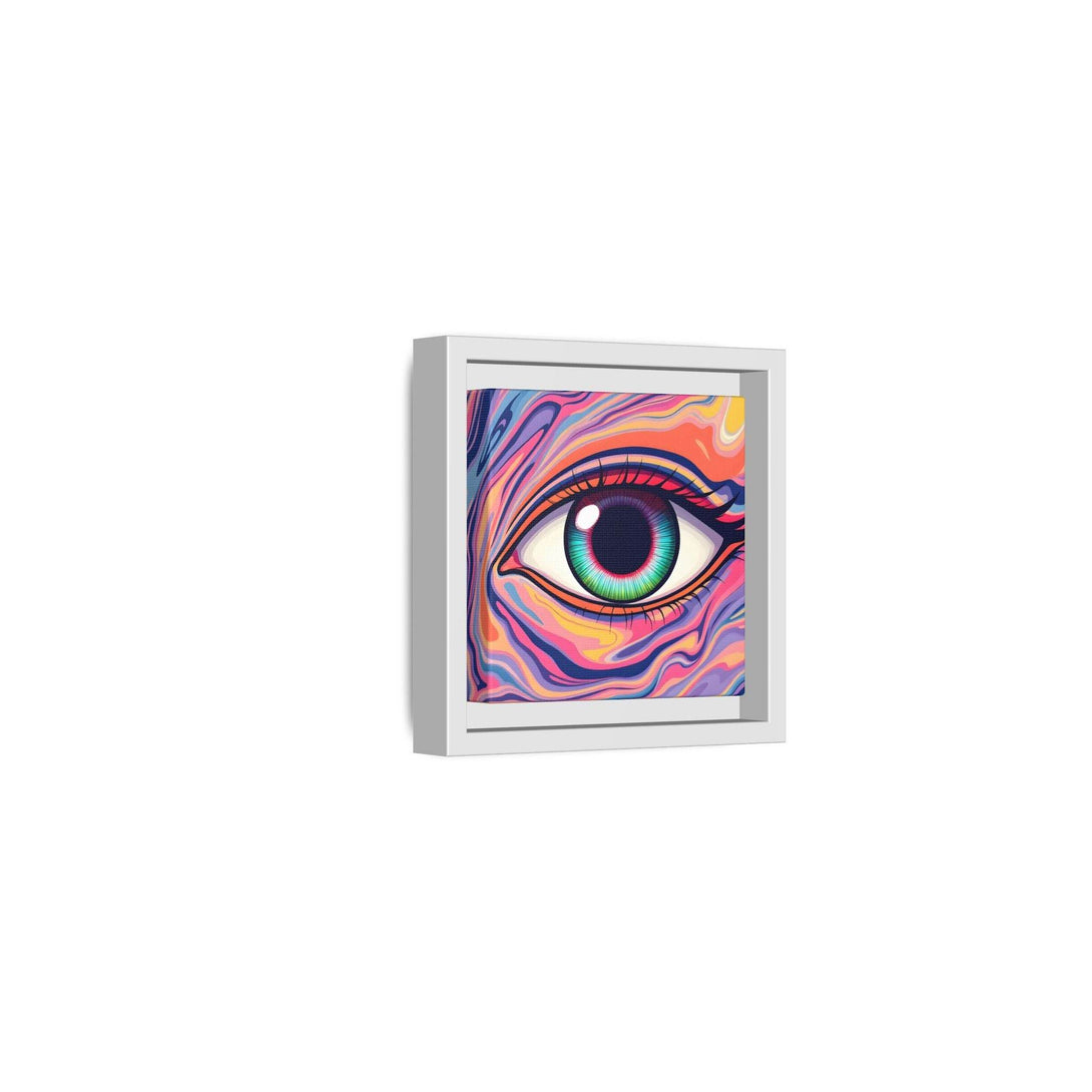 PsEyeFlow #26 - Vivid Echo - (Matte Canvas, Framed (Multi-color)) - Highdellic