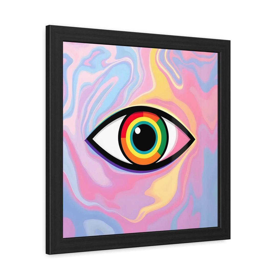 PsEyeFlow #6 - Vortex Vision. ( wood Framed semi-gloss coated paper ) - Highdellic