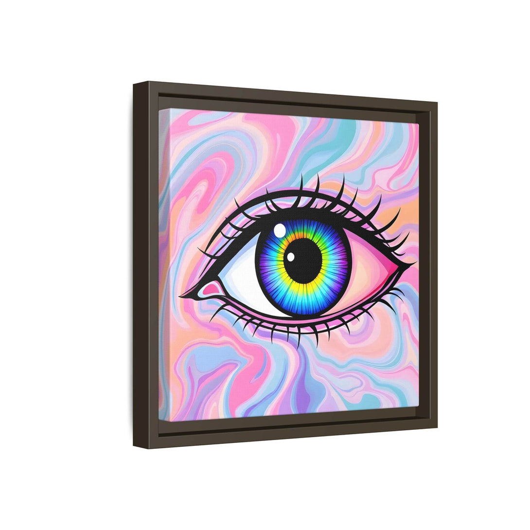 PsEyeFlow #3 – Vivid Mirage (Matte Canvas, Framed (Multi-color)) - Highdellic