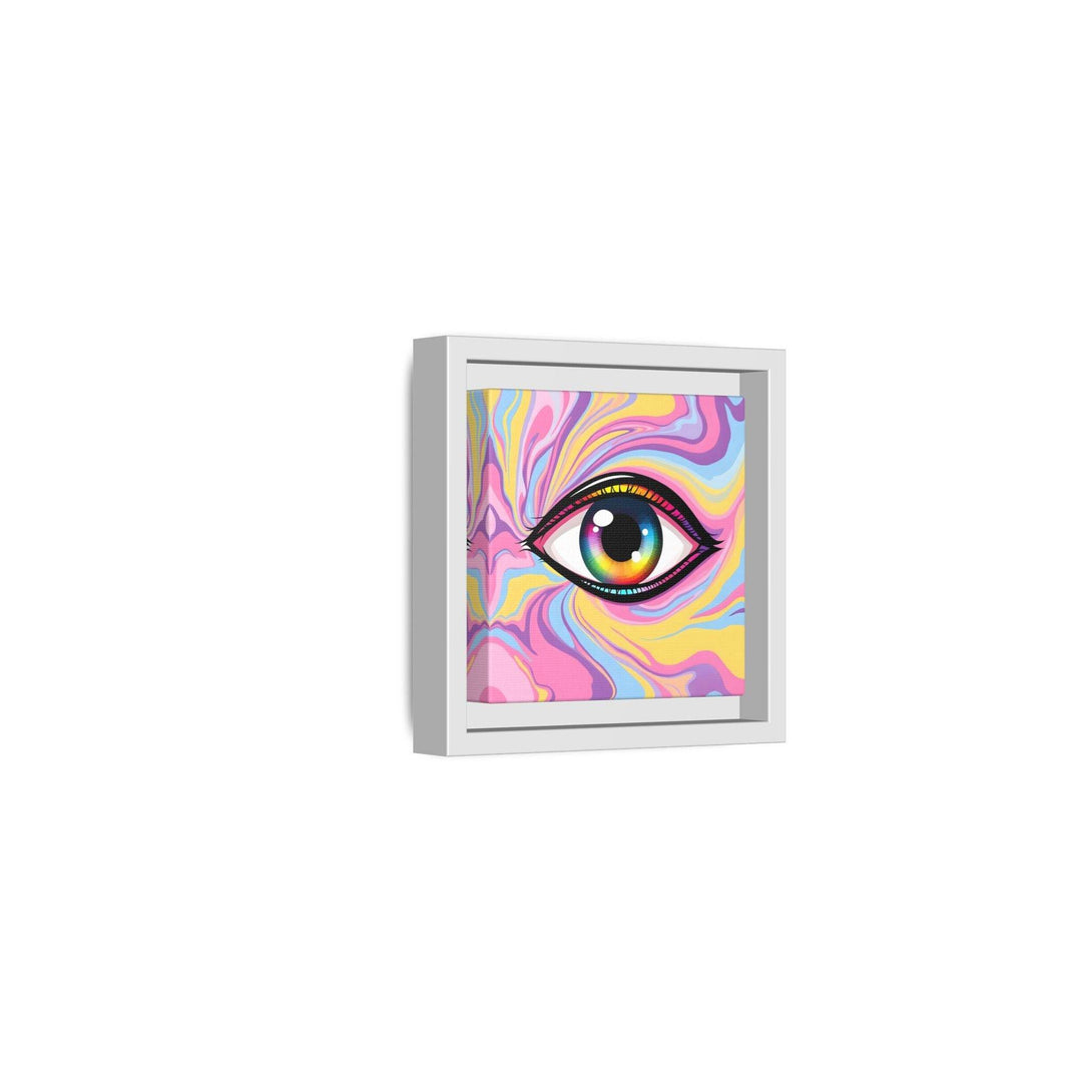 PsEyeFlow #29 - Spectrum Gaze.b (Matte Canvas, Framed (Multi-color)) - Highdellic