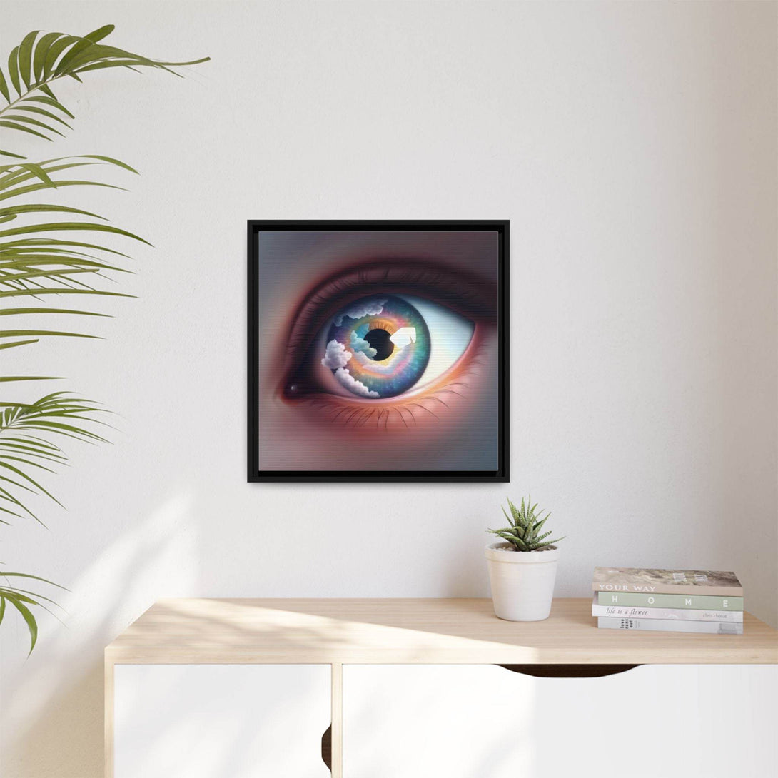 PsEyeDream #2 - Celestial Vision on Framed Matte Canvas - Highdellic