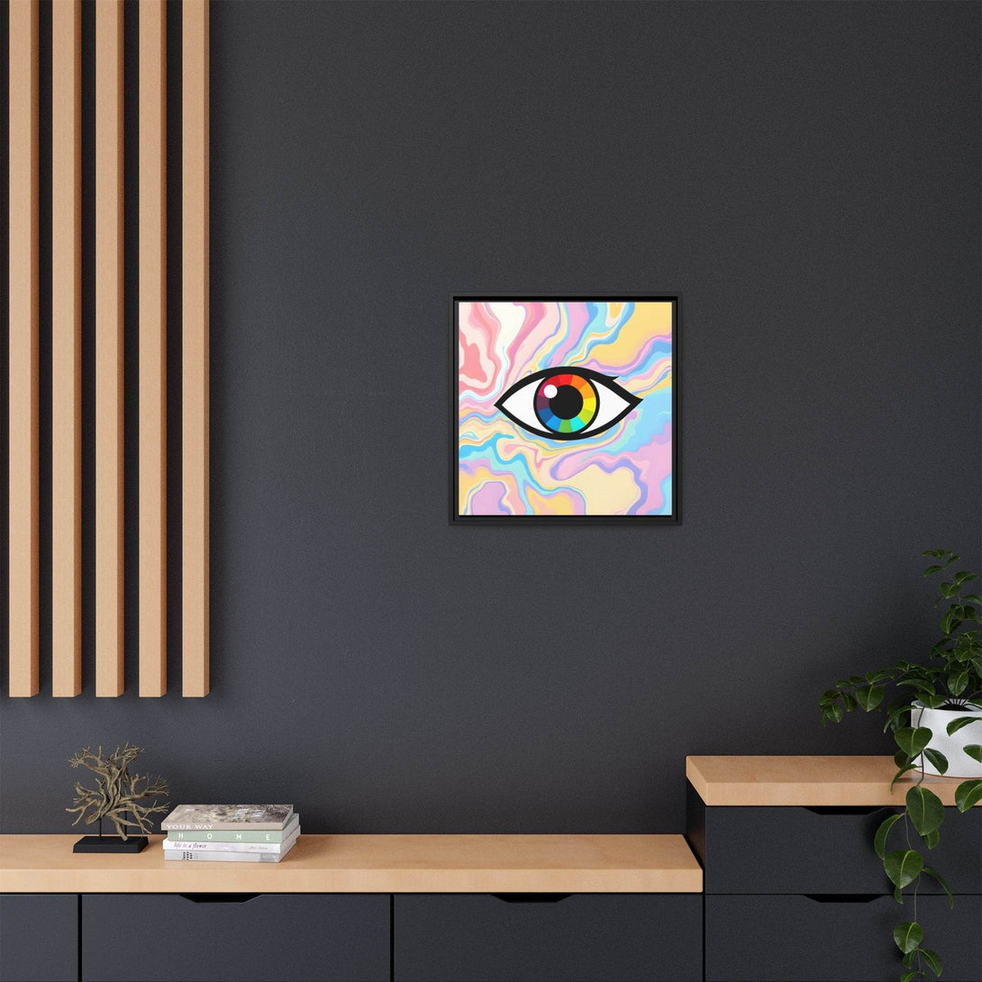 PsEyeFlow #30 - Spectrum Vision (Matte Canvas, Framed (Multi-color)) - Highdellic
