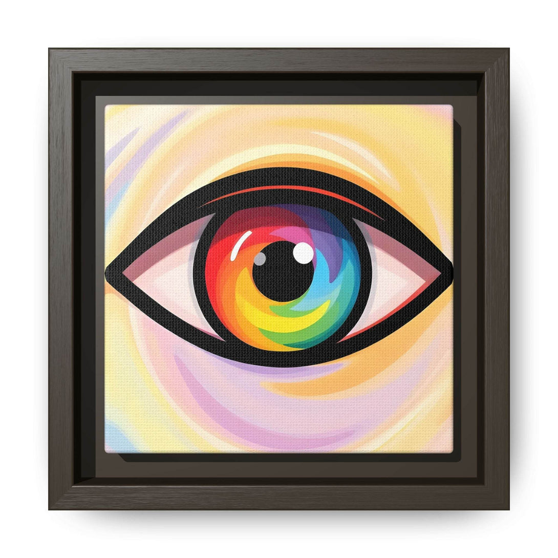 PsEyeFlow #18 - Ethereal Visionb. ( Colorful Framed Matte Canvas Decor ) - Highdellic