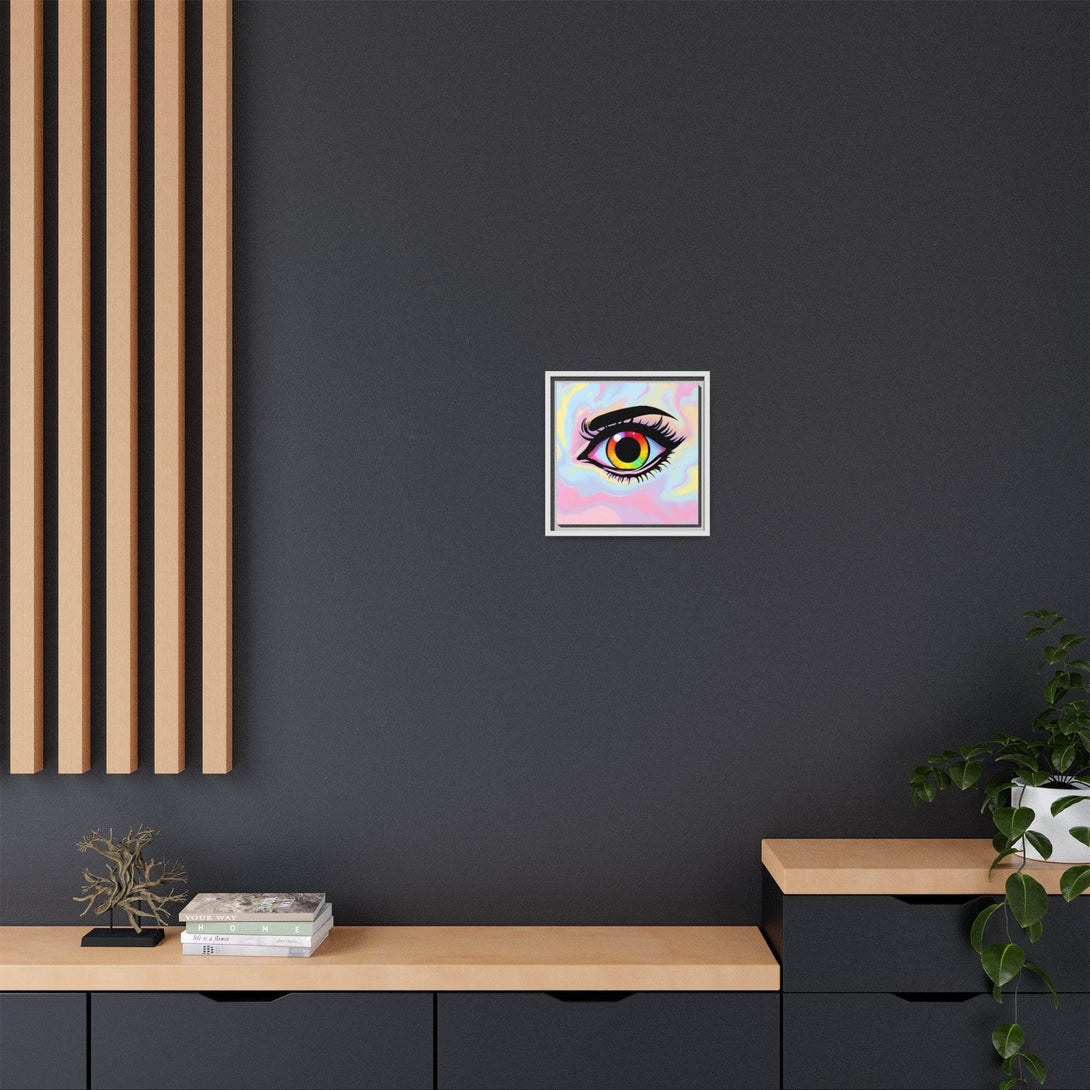 PsEyeFlow #35 - Spectrum Sentinel on Framed Matte Canvas (multi colour) - Highdellic