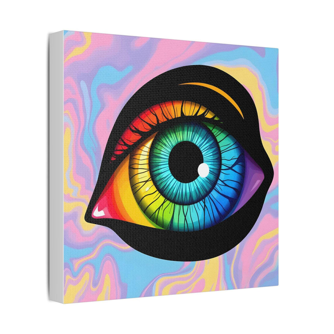 PsEyeFlow 4 - Chromatic Vision. (Satin Canvas, Stretched) - Highdellic