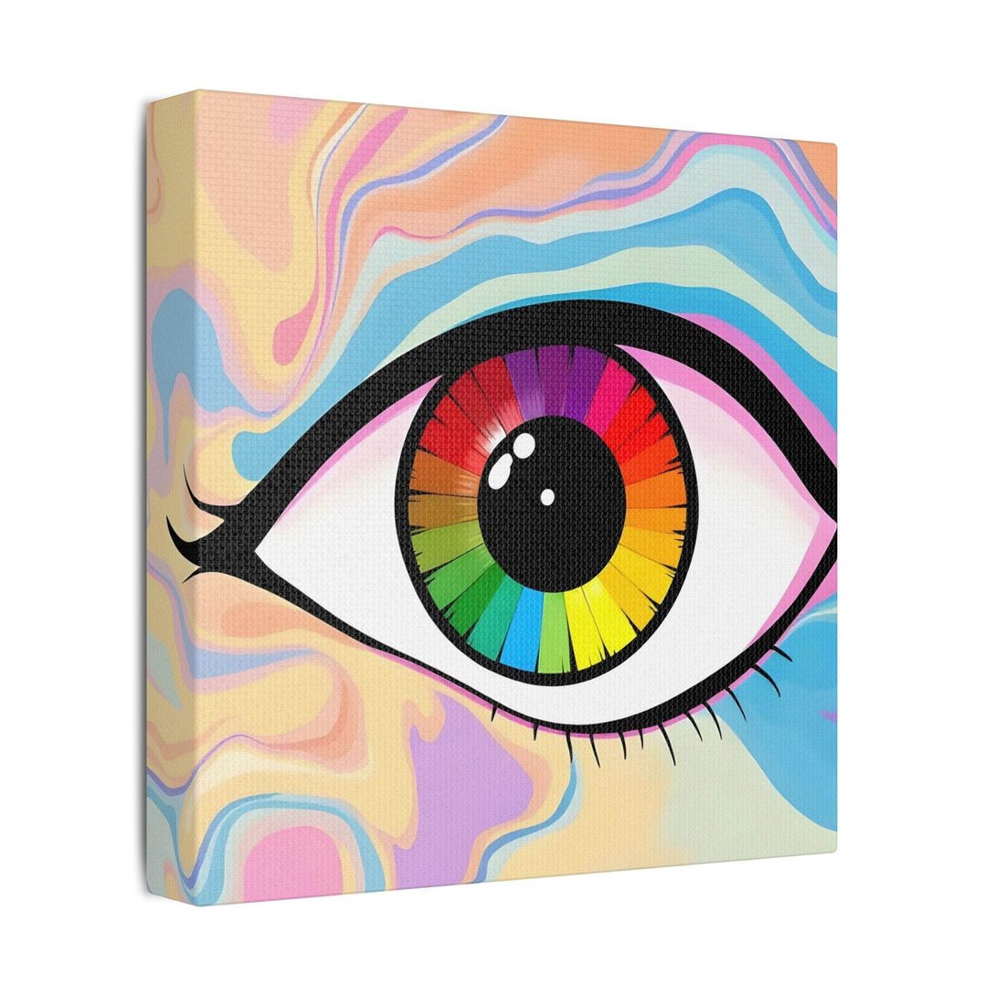 PsEyeFlow #1 – Prism Vision. (Satin Canvas, Stretched) - Highdellic