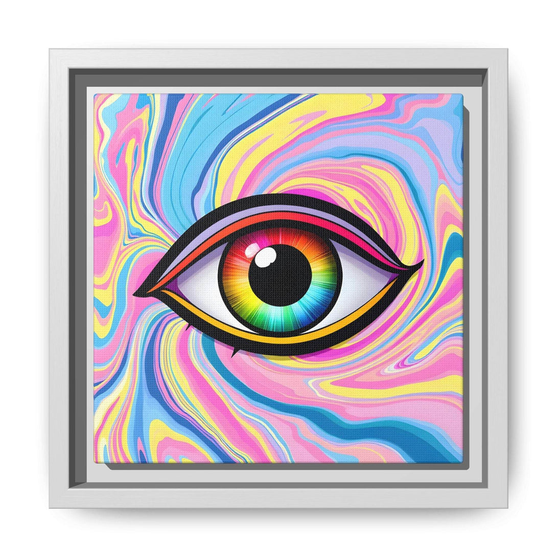 PsEyeFlow #31 - The Kaleidosoul on Framed Matte Canvas - Highdellic