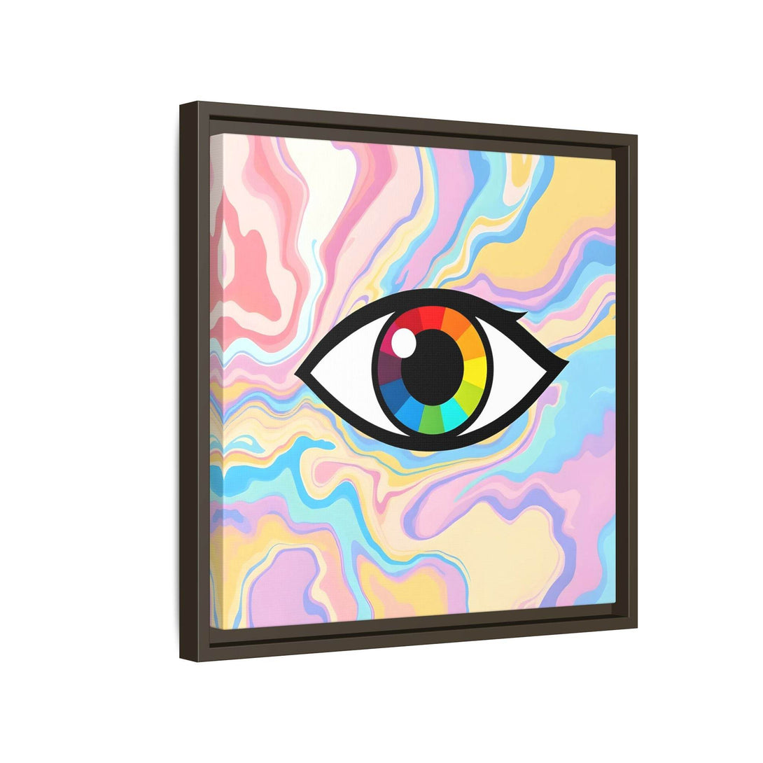 PsEyeFlow #30 - Spectrum Vision (Matte Canvas, Framed (Multi-color)) - Highdellic
